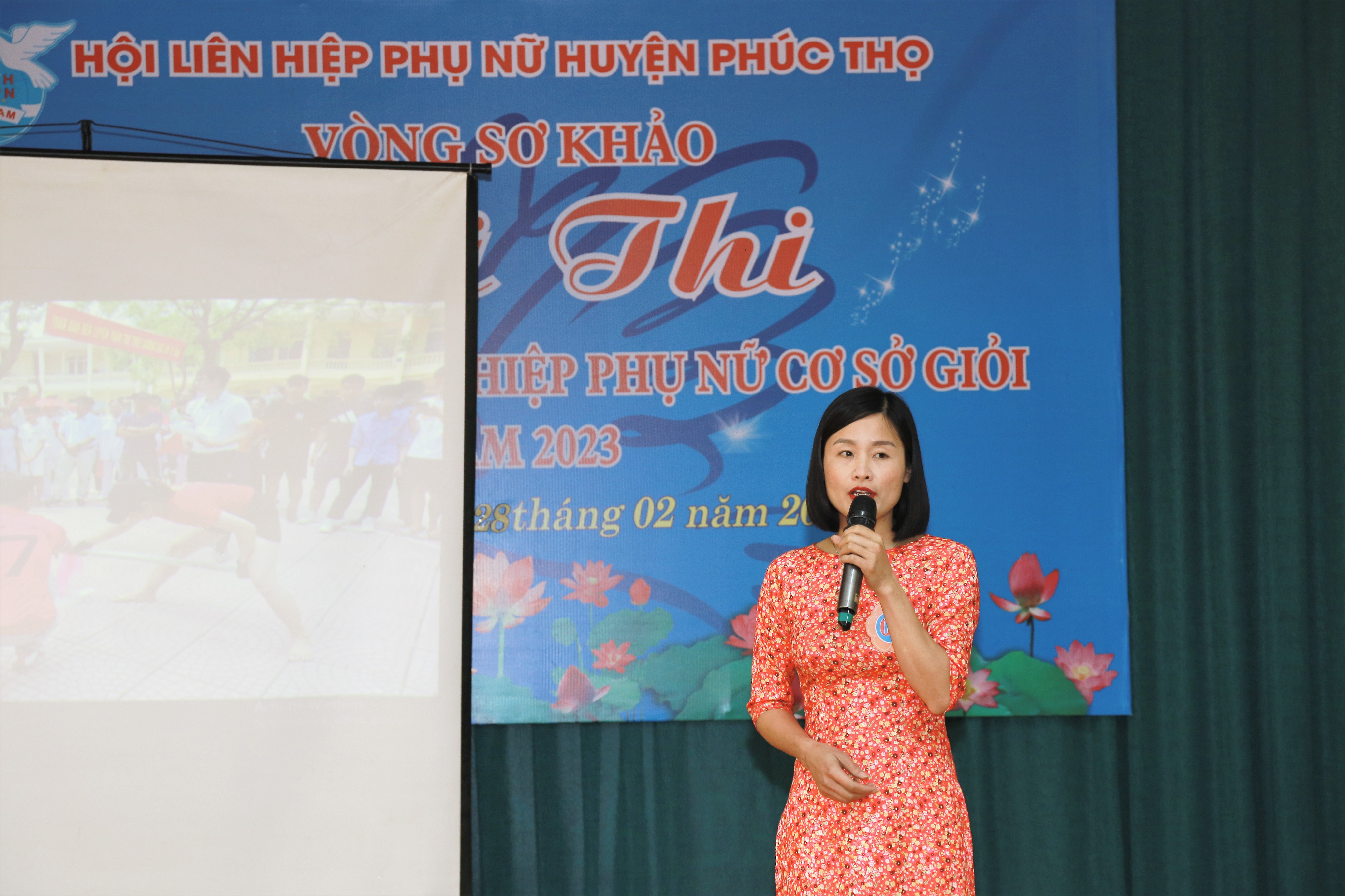 Sôi động hội thi “Chủ tịch Hội LHPN cơ sở giỏi” huyện Phúc Thọ năm 2023 - ảnh 7