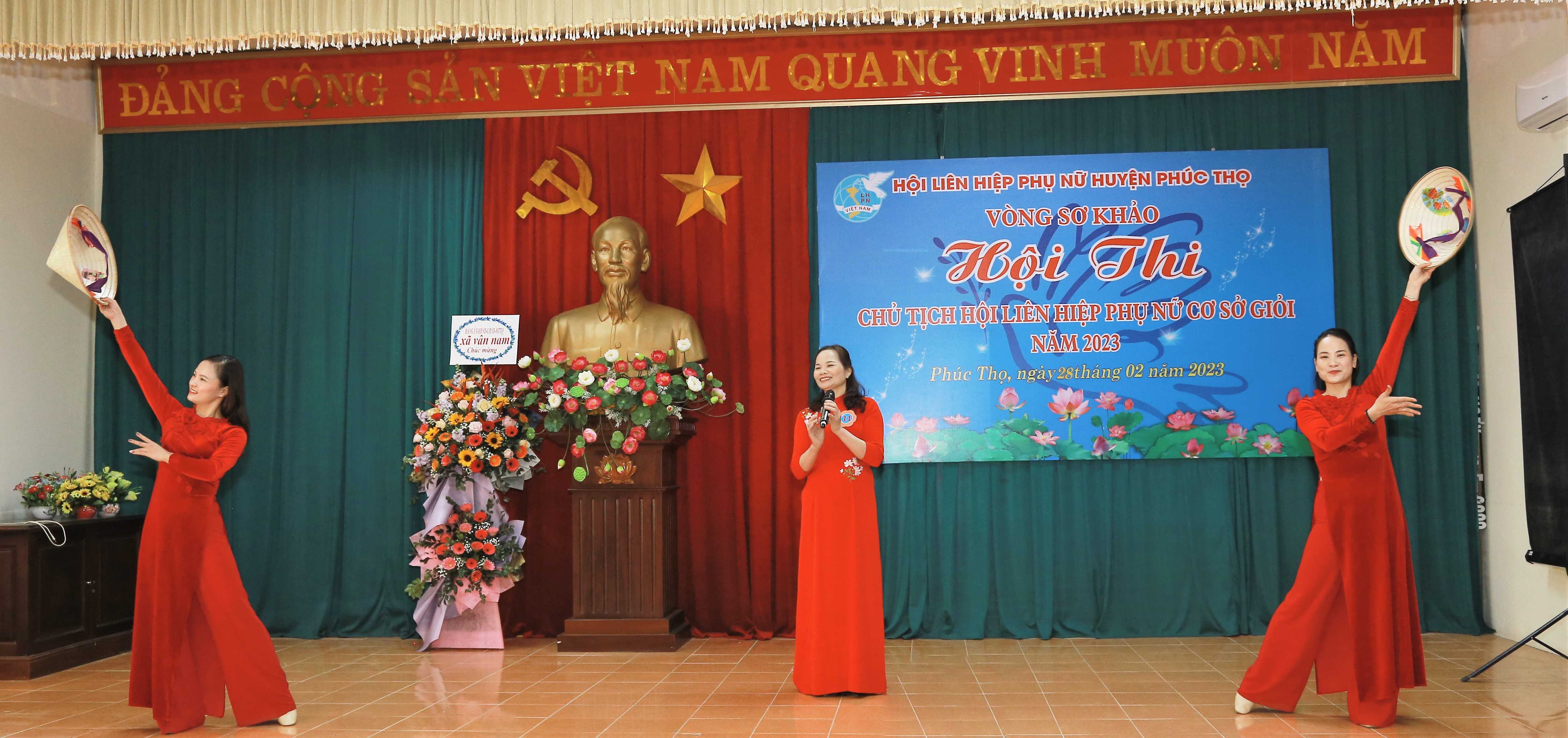 Sôi động hội thi “Chủ tịch Hội LHPN cơ sở giỏi” huyện Phúc Thọ năm 2023 - ảnh 14