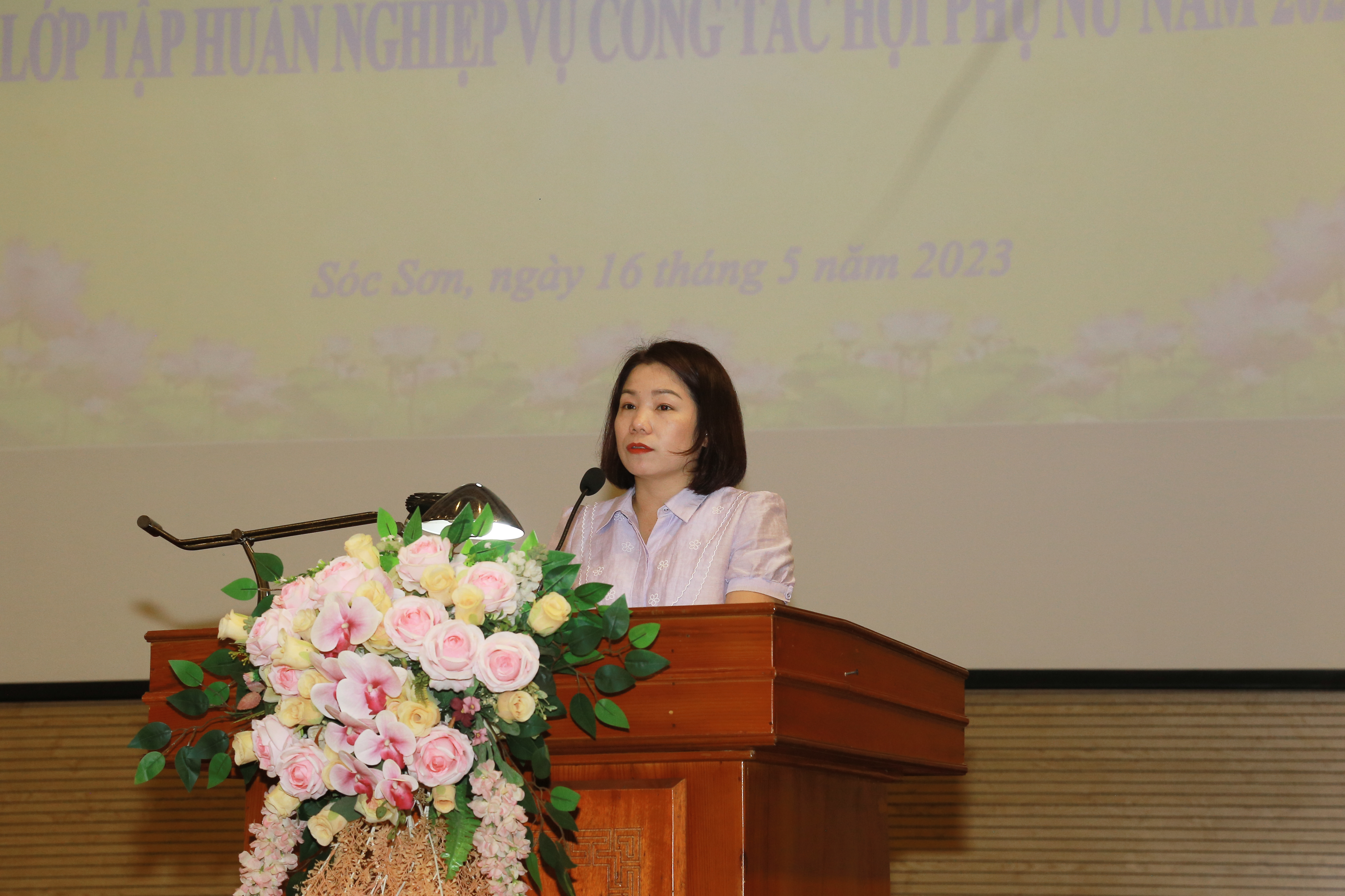 Hội LHPN Sóc Sơn: Tập huấn nghiệp vụ công tác Hội năm 2023 - ảnh 1