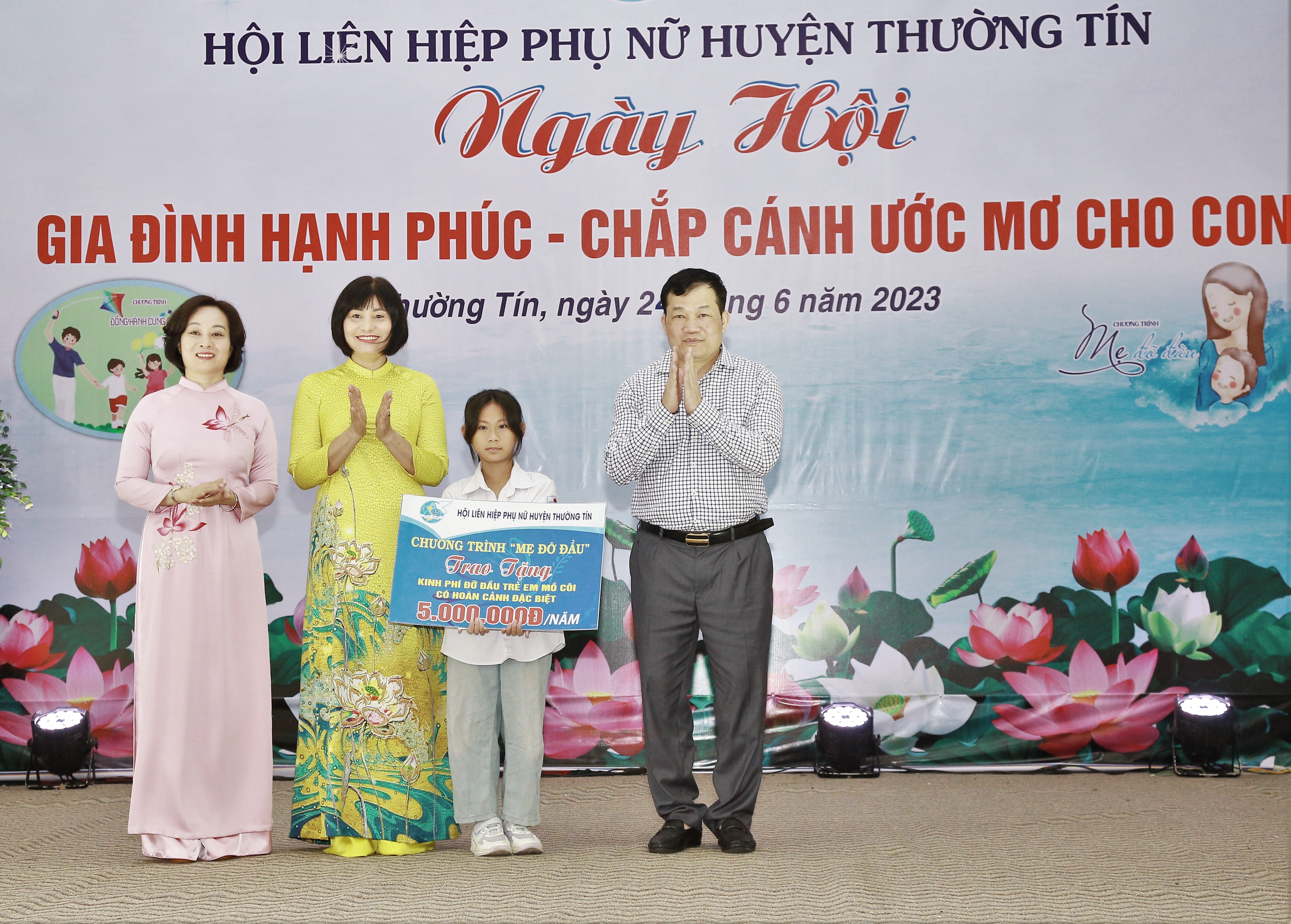 Hội LHPN huyện Thường Tín tổ chức chương trình Ngày hội Gia đình - chắp cánh ước mơ cho con năm 2023 - ảnh 2