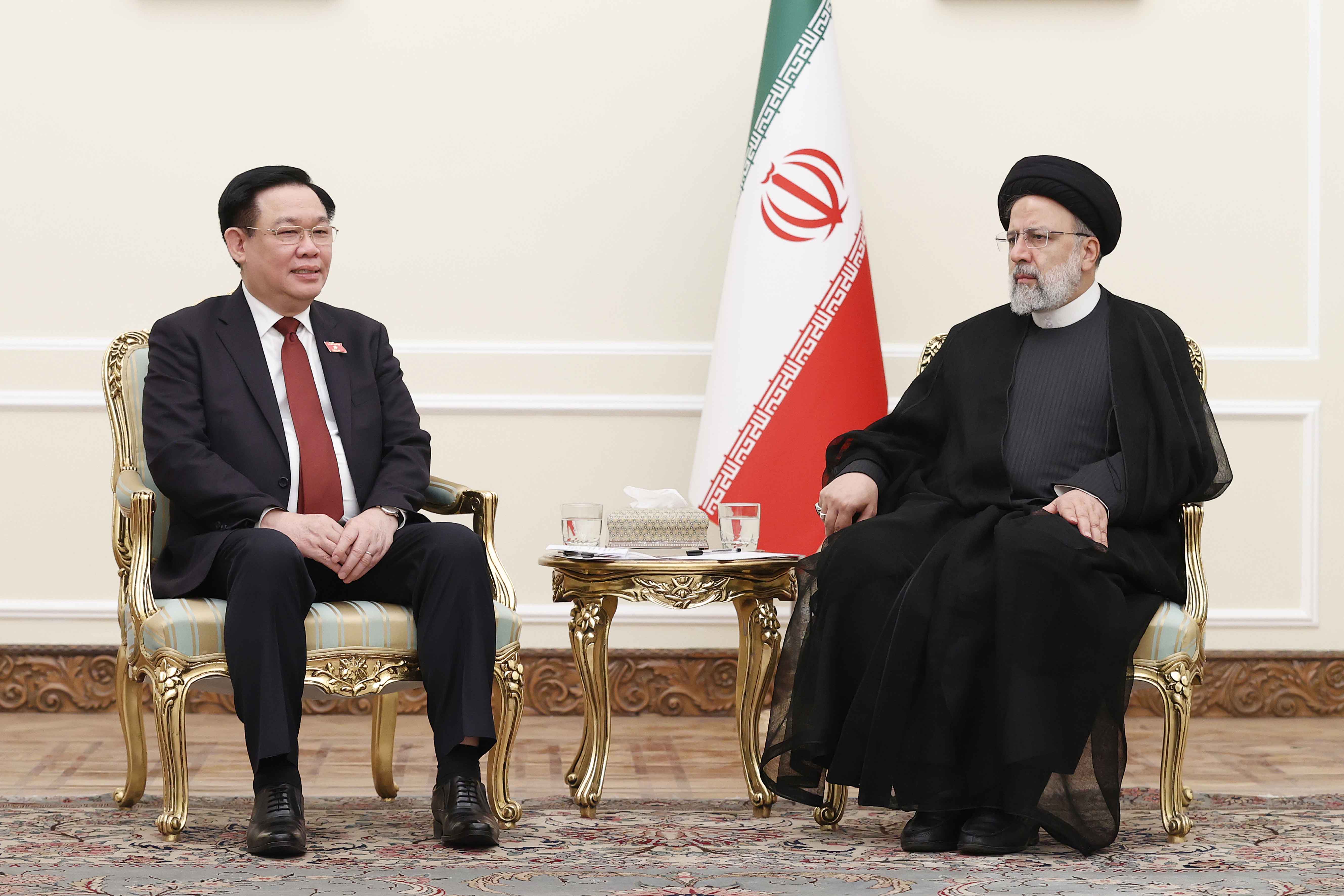 Chủ tịch Quốc hội Vương Đình Huệ hội kiến Tổng thống Iran - ảnh 2
