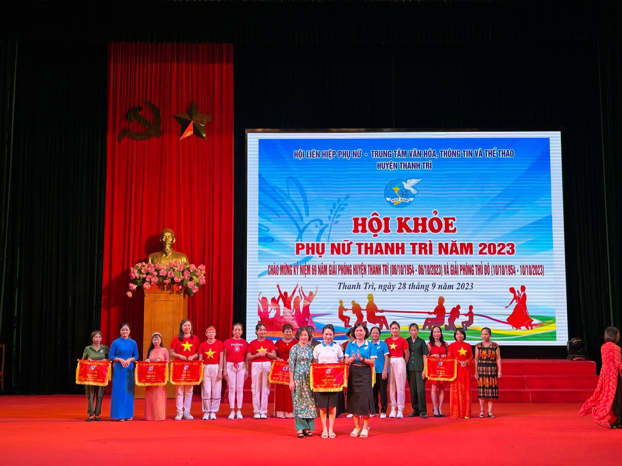 Sôi nổi Hội khoẻ phụ nữ Thanh Trì năm 2023 - ảnh 7