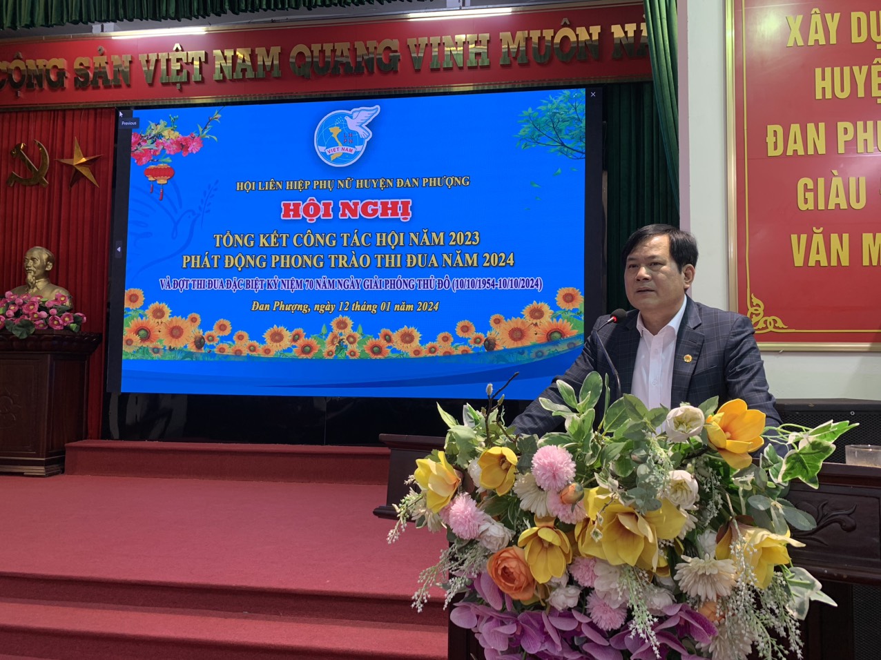 Phụ nữ Đan Phượng hoàn thành xuất sắc nhiệm vụ công tác Hội năm 2023 - ảnh 1
