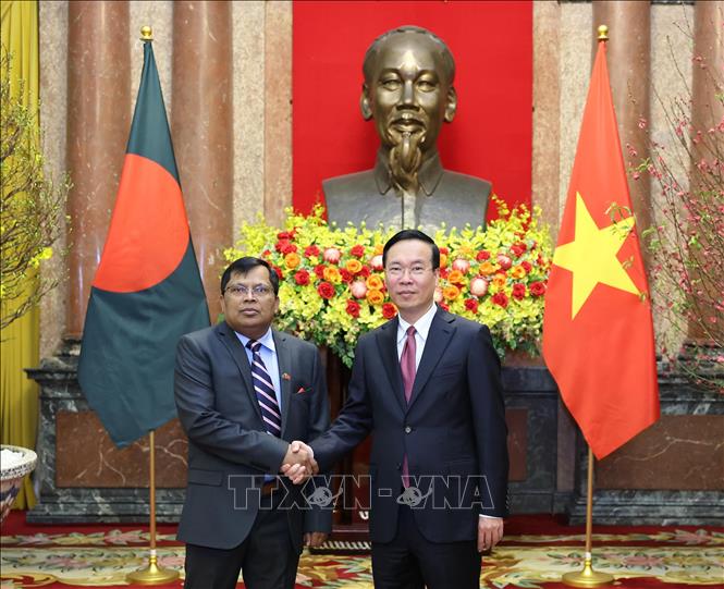 Chủ tịch nước Võ Văn Thưởng tiếp Đại sứ các nước trình Quốc thư và chào từ biệt- Ảnh 3.