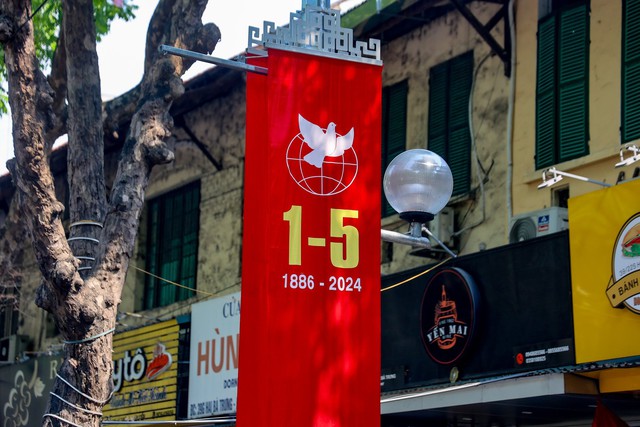 Hà Nội rực rỡ cờ hoa chào mừng 49 năm Ngày Giải phóng miền Nam, thống nhất đất nước - ảnh 5