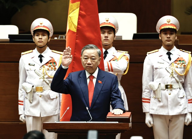 Lãnh đạo các nước chúc mừng Chủ tịch nước Tô Lâm và Chủ tịch Quốc hội Trần Thanh Mẫn - ảnh 1