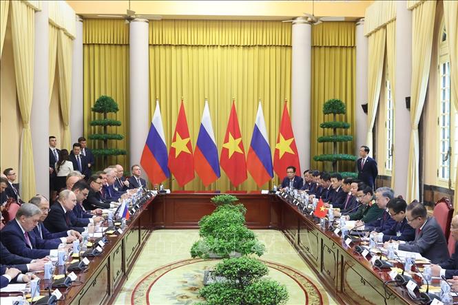 Chủ tịch nước Tô Lâm hội đàm với Tổng thống Vladimir Putin - ảnh 4
