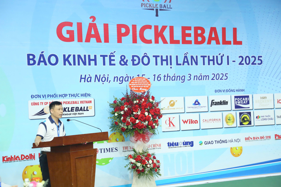 Khai mạc giải “Pickleball Báo Kinh tế & Đô thị lần thứ I-2025” - ảnh 3