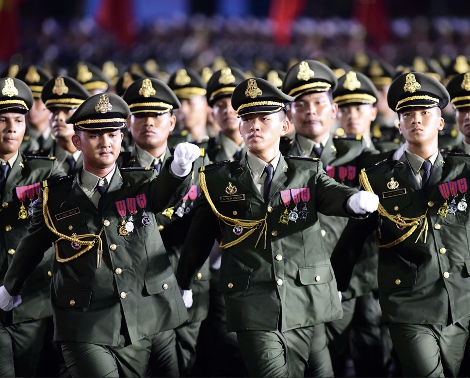 Hợp luyện diễu binh, diễu hành lần thứ 2 có quân đội Lào, Campuchia cùng tham gia - ảnh 8