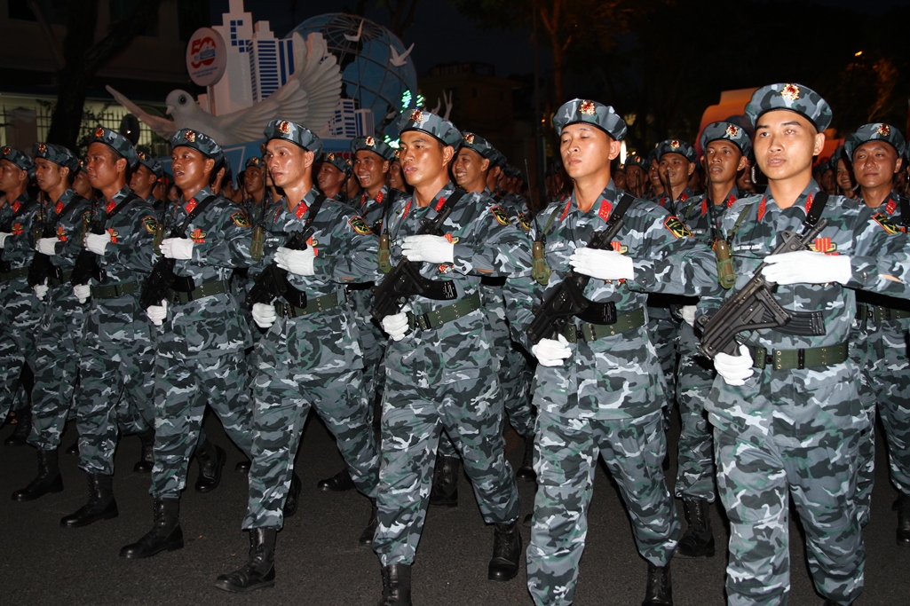 Hợp luyện diễu binh, diễu hành lần thứ 2 có quân đội Lào, Campuchia cùng tham gia - ảnh 6
