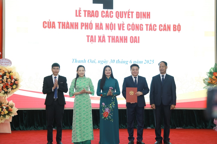 Xã Thanh Oai kiện toàn các chức danh lãnh đạo - ảnh 7