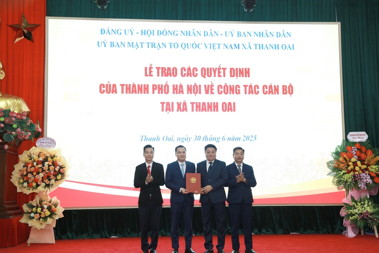 Xã Thanh Oai kiện toàn các chức danh lãnh đạo - ảnh 8