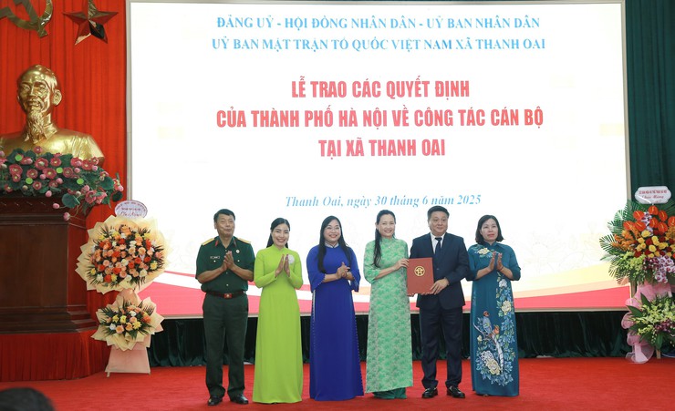 Xã Thanh Oai kiện toàn các chức danh lãnh đạo - ảnh 9