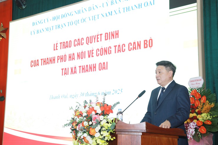 Xã Thanh Oai kiện toàn các chức danh lãnh đạo - ảnh 6