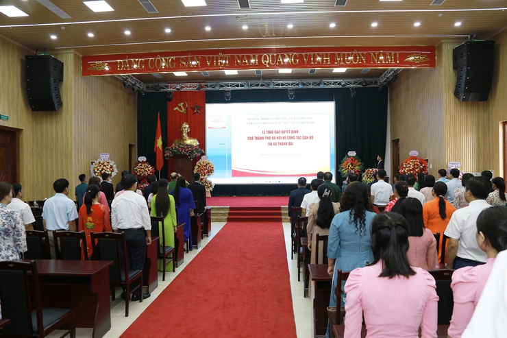 Xã Thanh Oai kiện toàn các chức danh lãnh đạo - ảnh 1