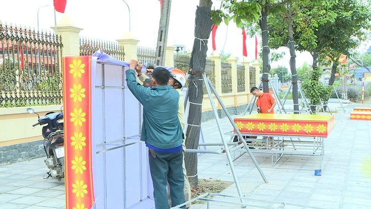 Xã Phúc Thọ khẩn trương, tích cực chuẩn bị công tác chào mừng Đại hội Đảng bộ xã nhiệm kỳ 2025-2030 - ảnh 2