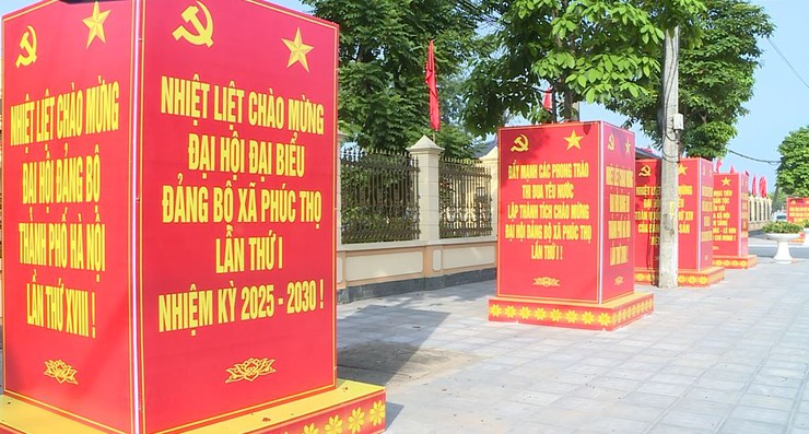 Xã Phúc Thọ: Khí thế mới trước kỳ đại hội Đảng bộ nhiệm kỳ 2025–2030 - ảnh 2