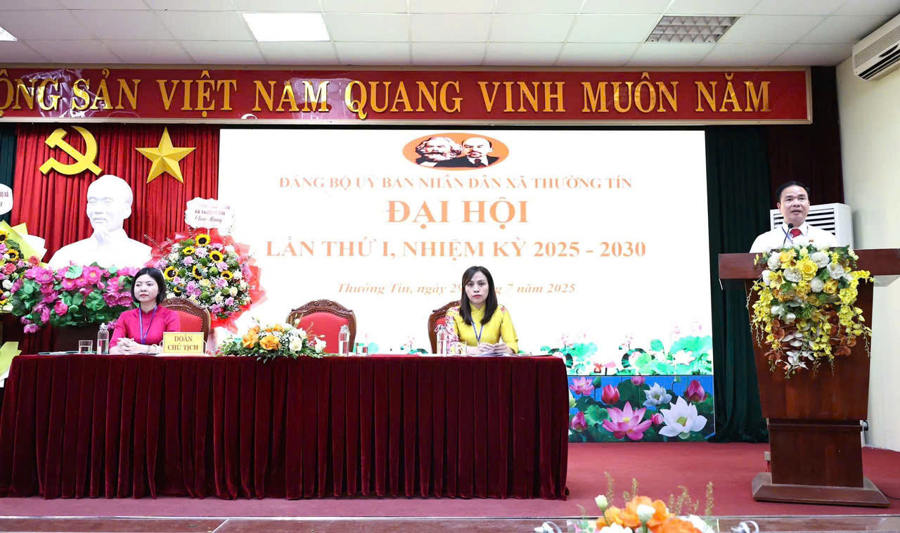 Đại hội Đảng bộ UBND xã Thường Tín lần thứ I, nhiệm kỳ 2025 -2030 thành công tốt đẹp - ảnh 2