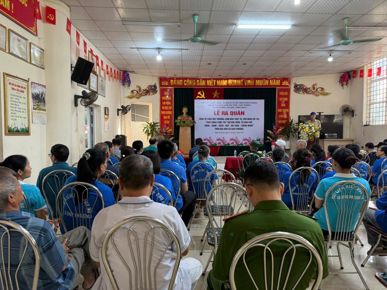 Đan Phượng – Liên Minh đồng loạt ra quân tổng vệ sinh môi trường - ảnh 9