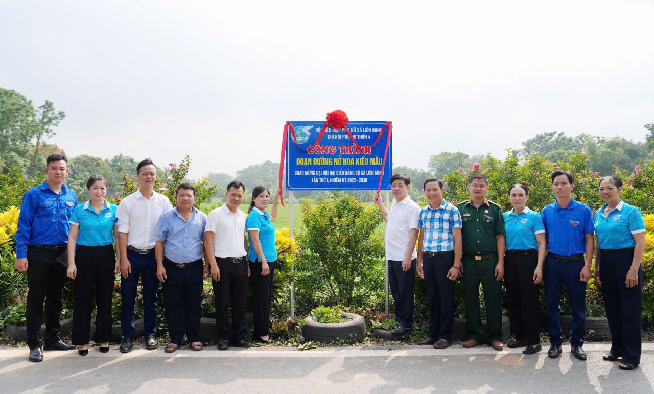 Xã Liên Minh triển khai loạt công trình, mô hình chào mừng Đại hội Đảng bộ xã lần thứ I - ảnh 3