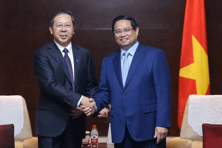 Thủ tướng Phạm Minh Chính gặp gỡ các tập đoàn lớn Trung Quốc tại Thiên Tân - ảnh 1