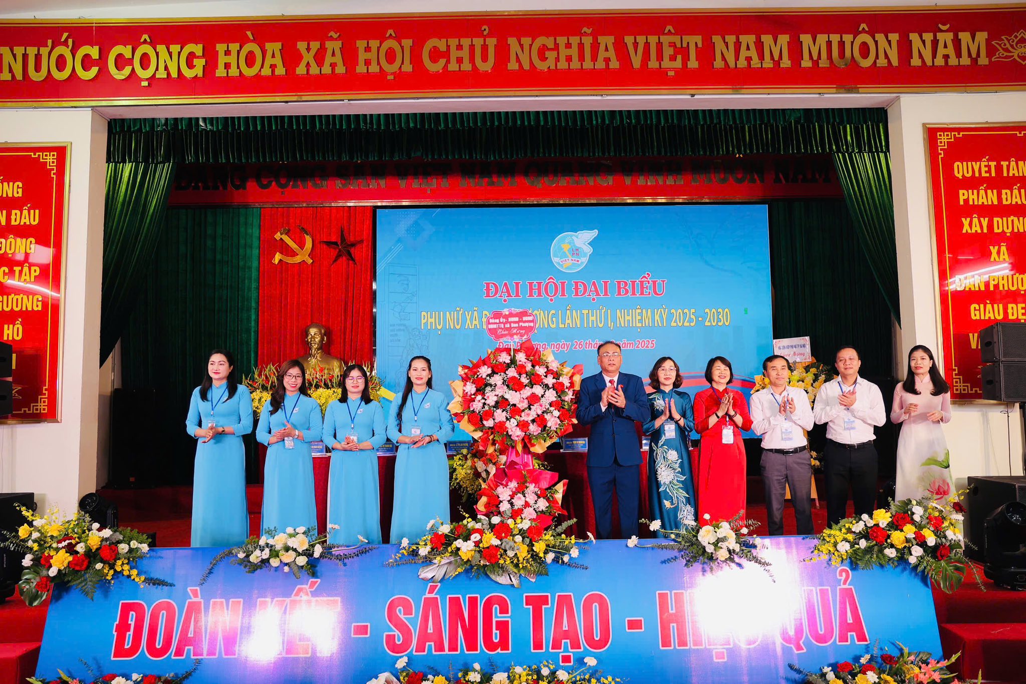 Đại hội phụ nữ xã Đan Phượng nhiệm kỳ 2025 - 2030 thành công tốt đẹp - ảnh 1