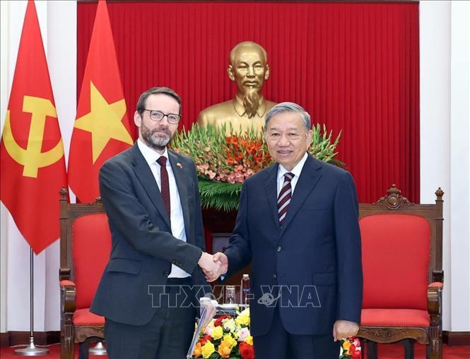 Tổng Bí thư Tô Lâm tiếp Đại sứ Anh tại Việt Nam - ảnh 1