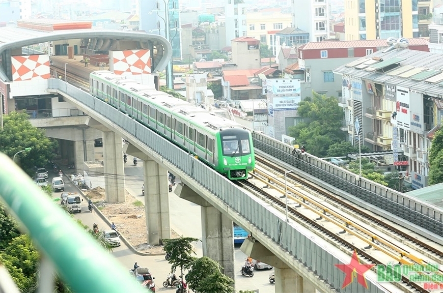 Vận chuyển hành khách tuyến 2A Cát Linh - Hà Đông vượt kế hoạch hơn 101% - ảnh 1