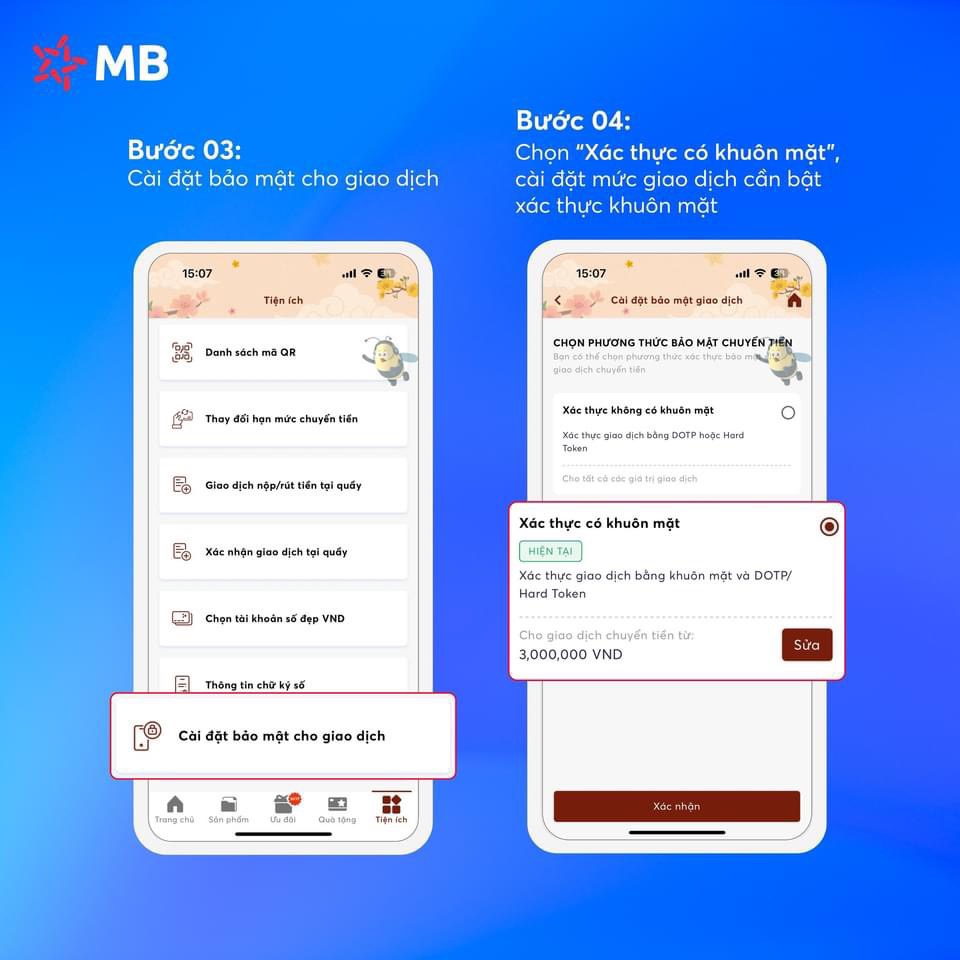 App MBBank: Xác thực khuôn mặt, an tâm chuyển tiền - ảnh 3