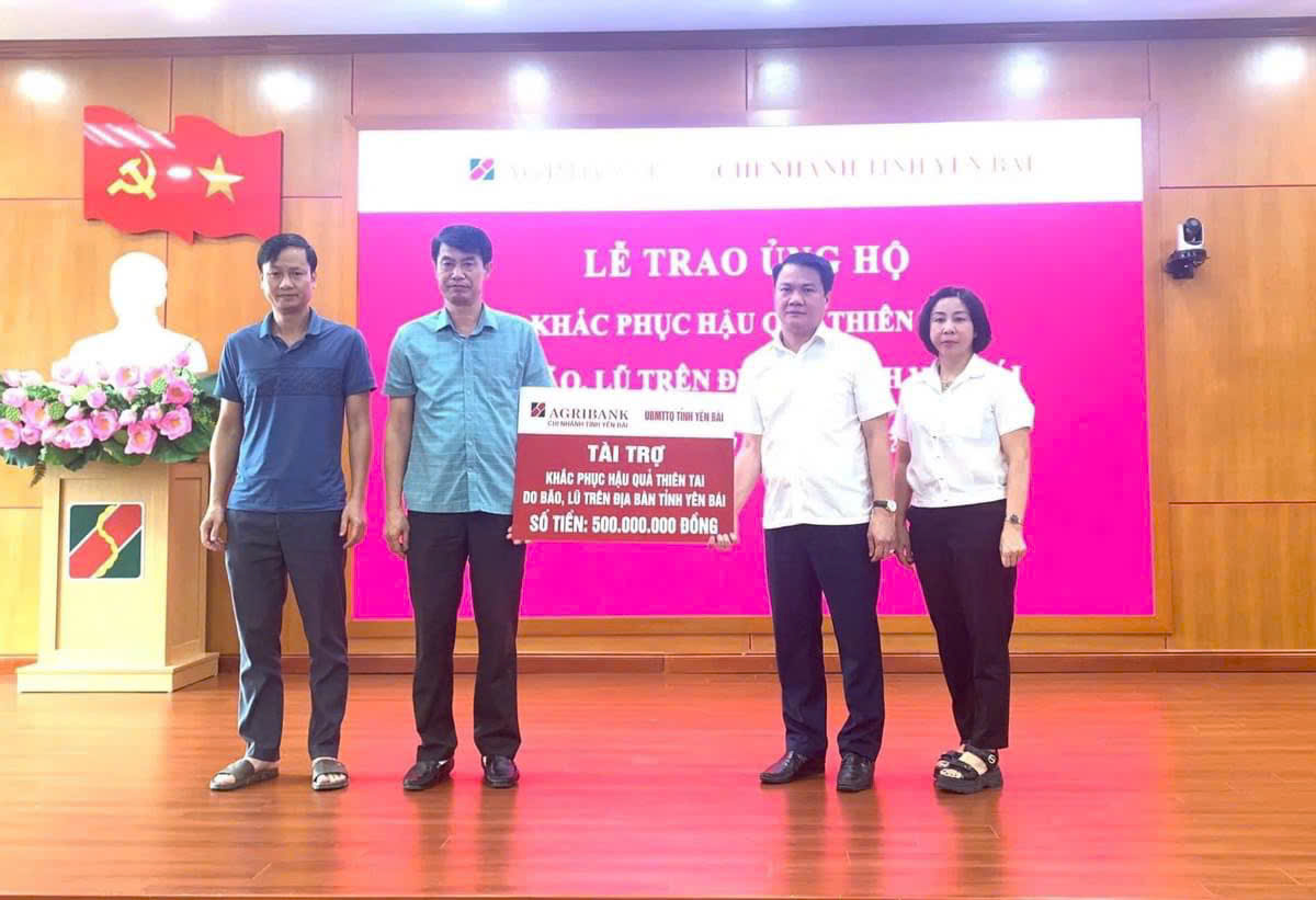 Cán bộ, người lao động Agribank ủng hộ 01 ngày lương khắc phục hậu quả bão số 3 - ảnh 3