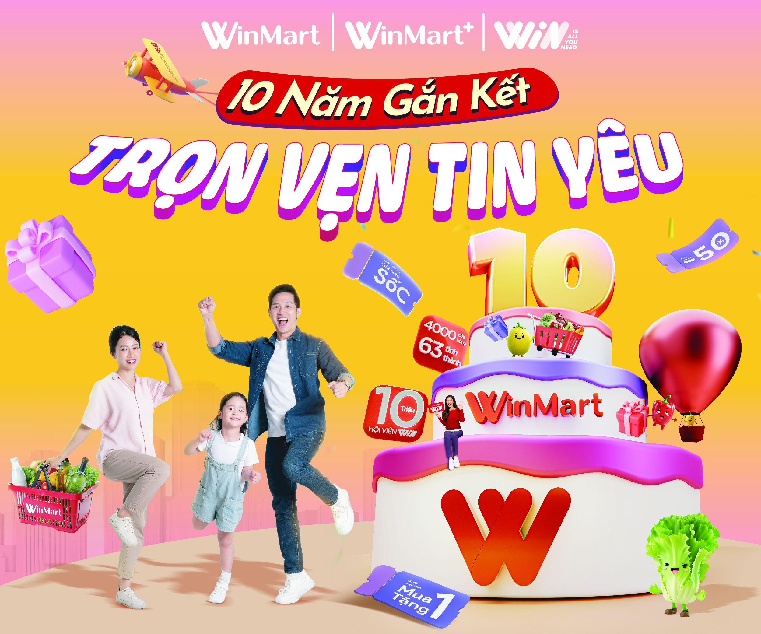 WinMart đón 10 tuổi, giảm sốc nhiều sản phẩm lên tới 50% - ảnh 1