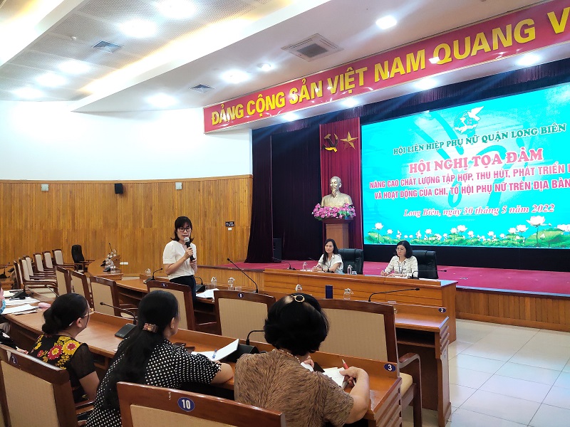 Hội LHPN quận Long Biên: Nhân rộng mô hình tập hợp thu hút hội viên tham gia tổ chức Hội - ảnh 1