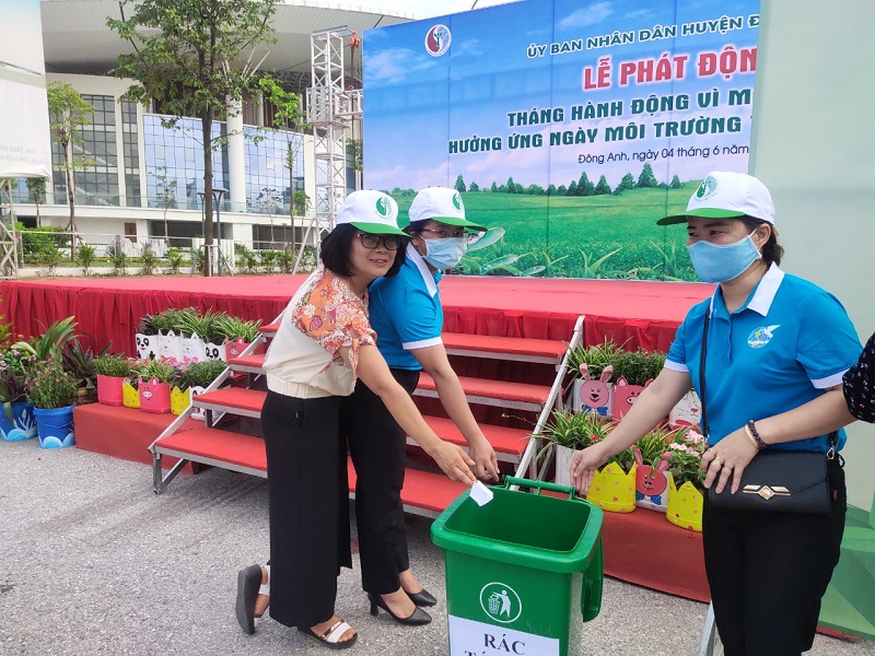 Huyện Đông Anh: Chung tay hành động vì môi trường xanh, an toàn,thân thiện - ảnh 6
