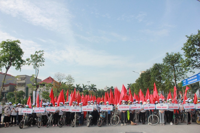 Huyện Đông Anh: Chung tay hành động vì môi trường xanh, an toàn,thân thiện - ảnh 1