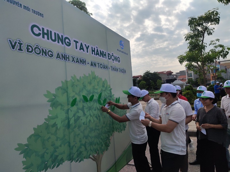 Huyện Đông Anh: Chung tay hành động vì môi trường xanh, an toàn,thân thiện - ảnh 3