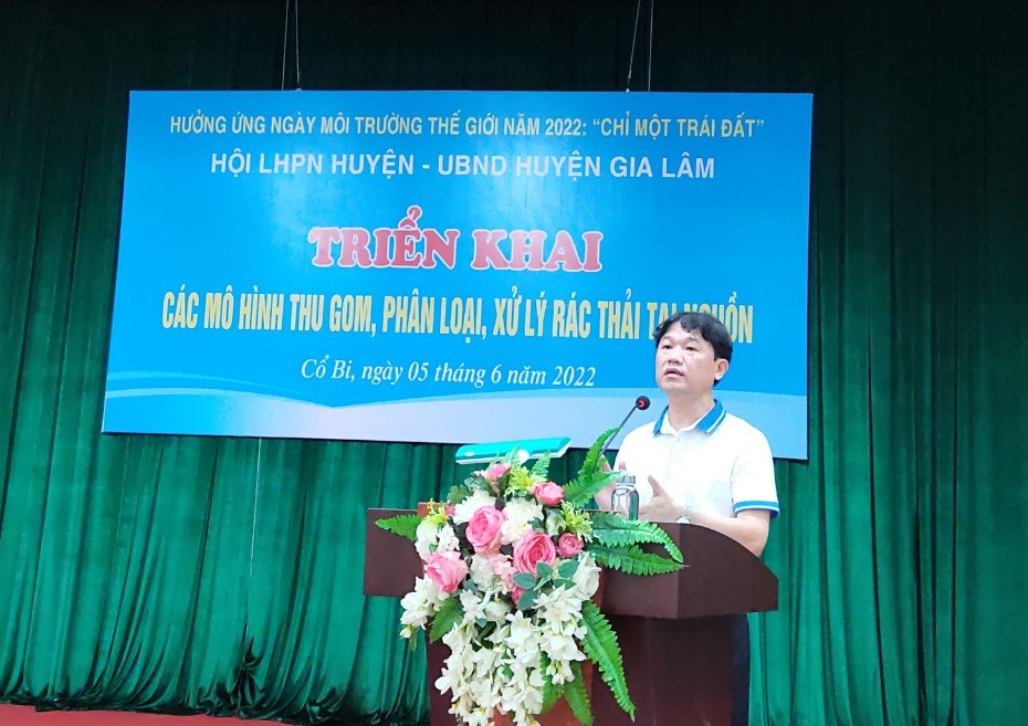 Hội LHPN huyện Gia Lâm: Nhiều mô hình thu gom, phân loại, xử lý rác thải tại nguồn - ảnh 4