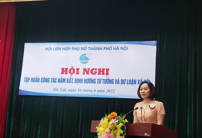 Hội LHPN Hà Nội: Tập huấn công tác nắm bắt, định hướng tư tưởng và dư luận xã hội - ảnh 2