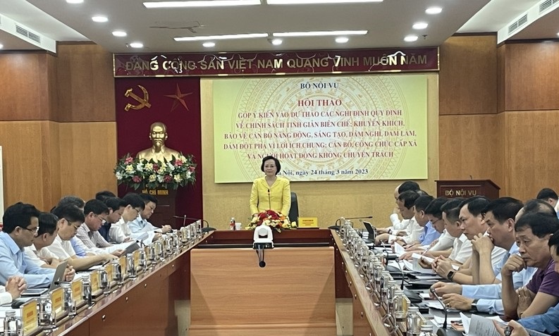 Khuyến khích, bảo vệ cán bộ năng động, sáng tạo, dám nghĩ, dám làm - ảnh 1