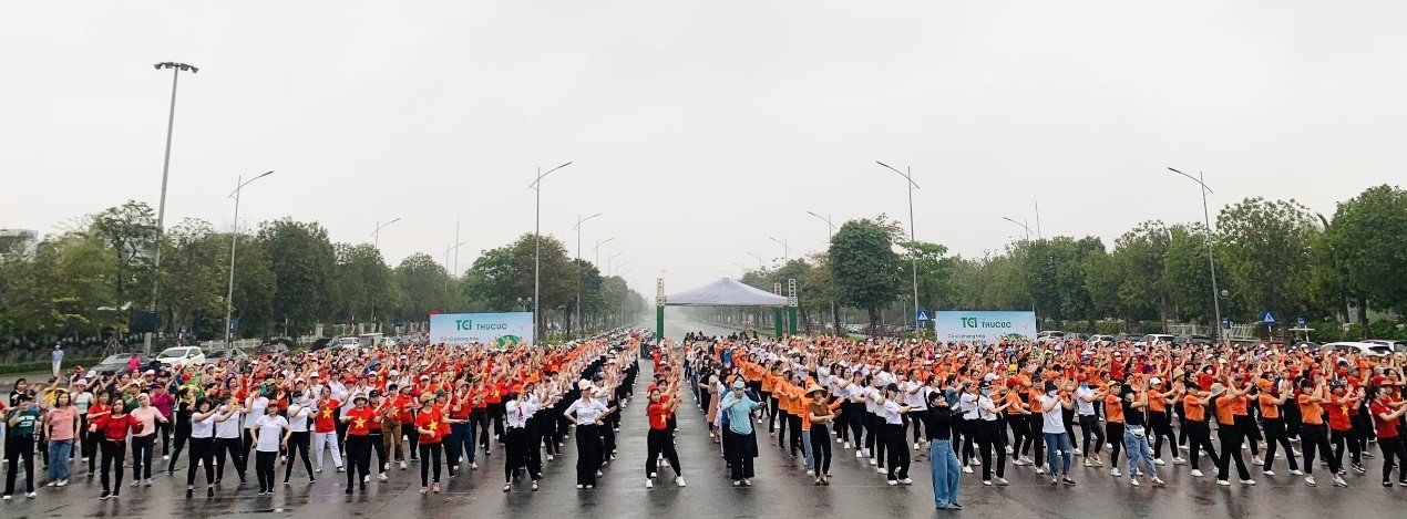 Tổ chức chương trình đồng diễn dân vũ và phát động Hội thi dân vũ và thể dục thể thao Phụ nữ toàn quốc năm 2023 - ảnh 3