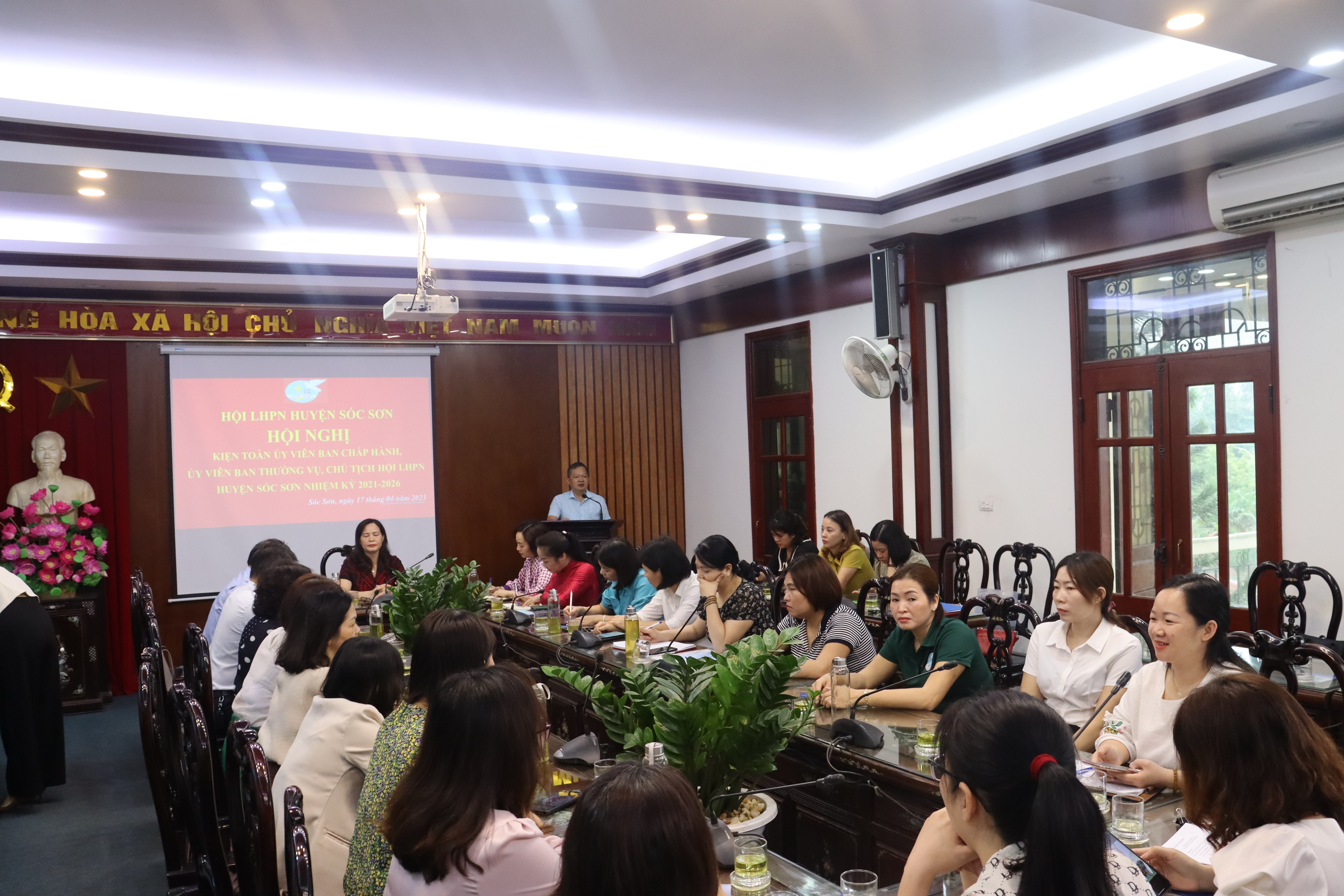 Sóc Sơn: Kiện toàn chức danh Chủ tịch Hội LHPN huyện khóa XI, nhiệm kỳ 2021-2026 - ảnh 4