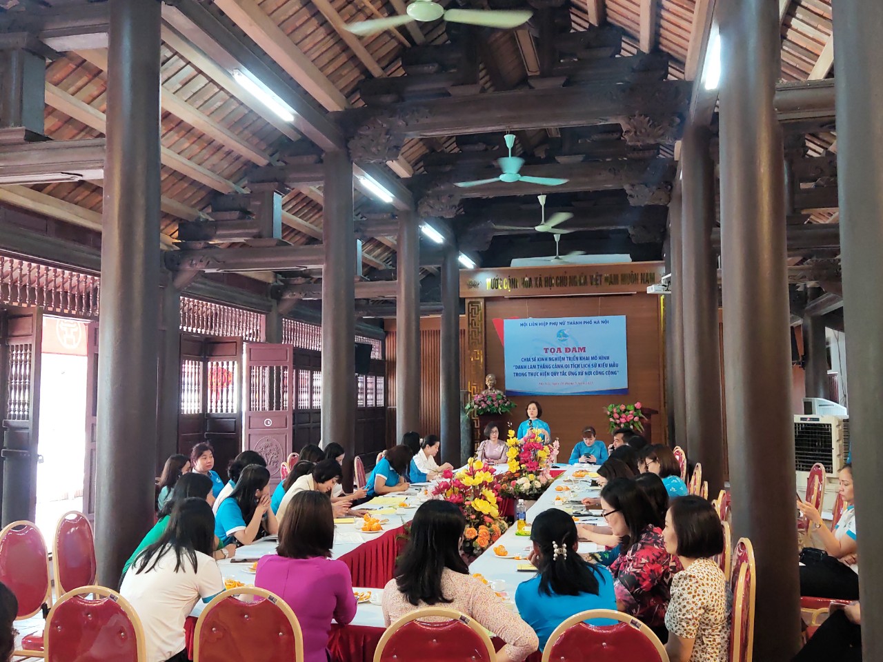 Hội LHPN Hà Nội chia sẻ kinh nghiệm triển khai mô hình “Danh lam thắng cảnh/Di tích lịch sử kiểu mẫu” - ảnh 7