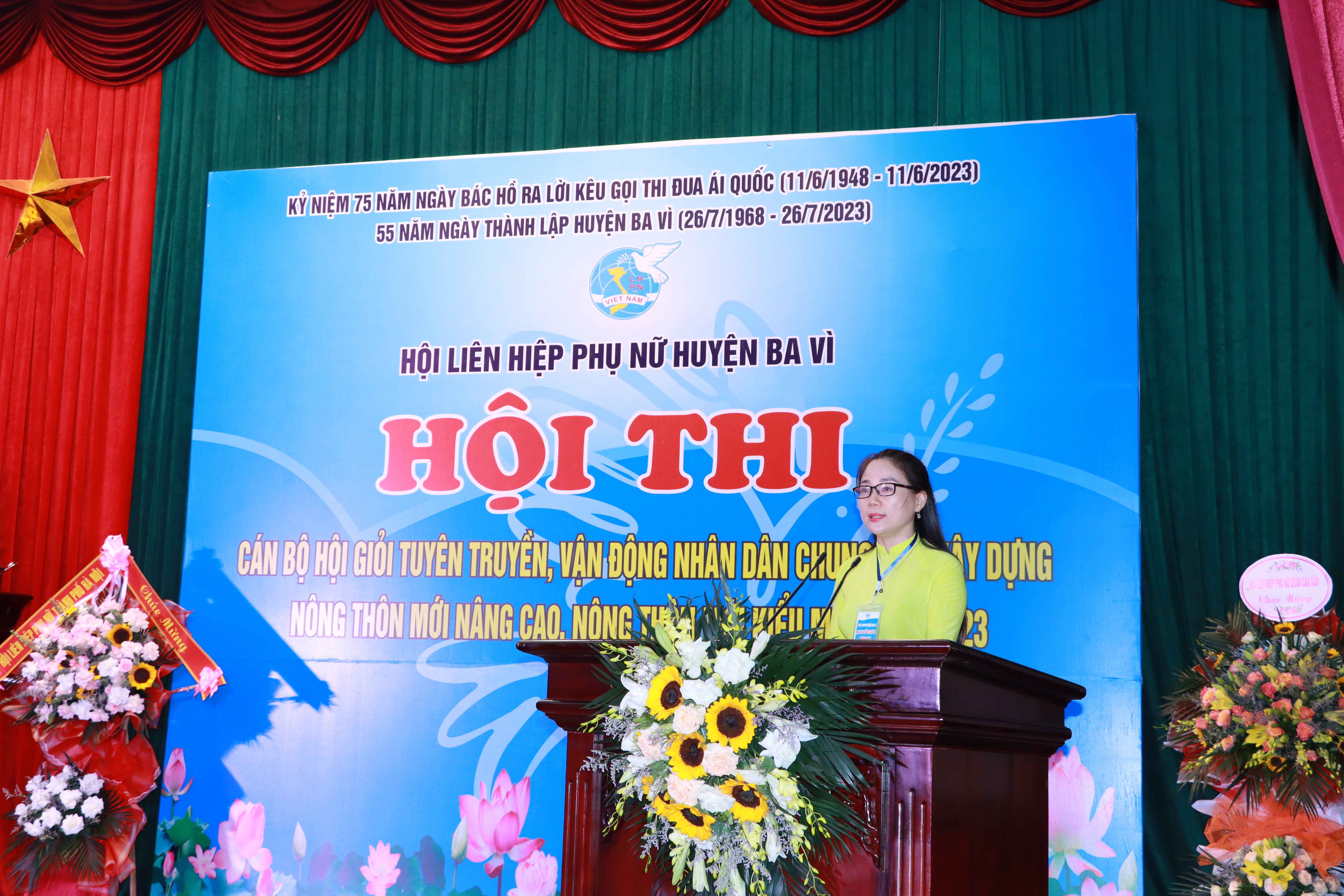 Sôi nổi Hội thi cán bộ Hội giỏi tuyên truyền xây dựng nông thôn mới nâng cao, kiểu mẫu - ảnh 1
