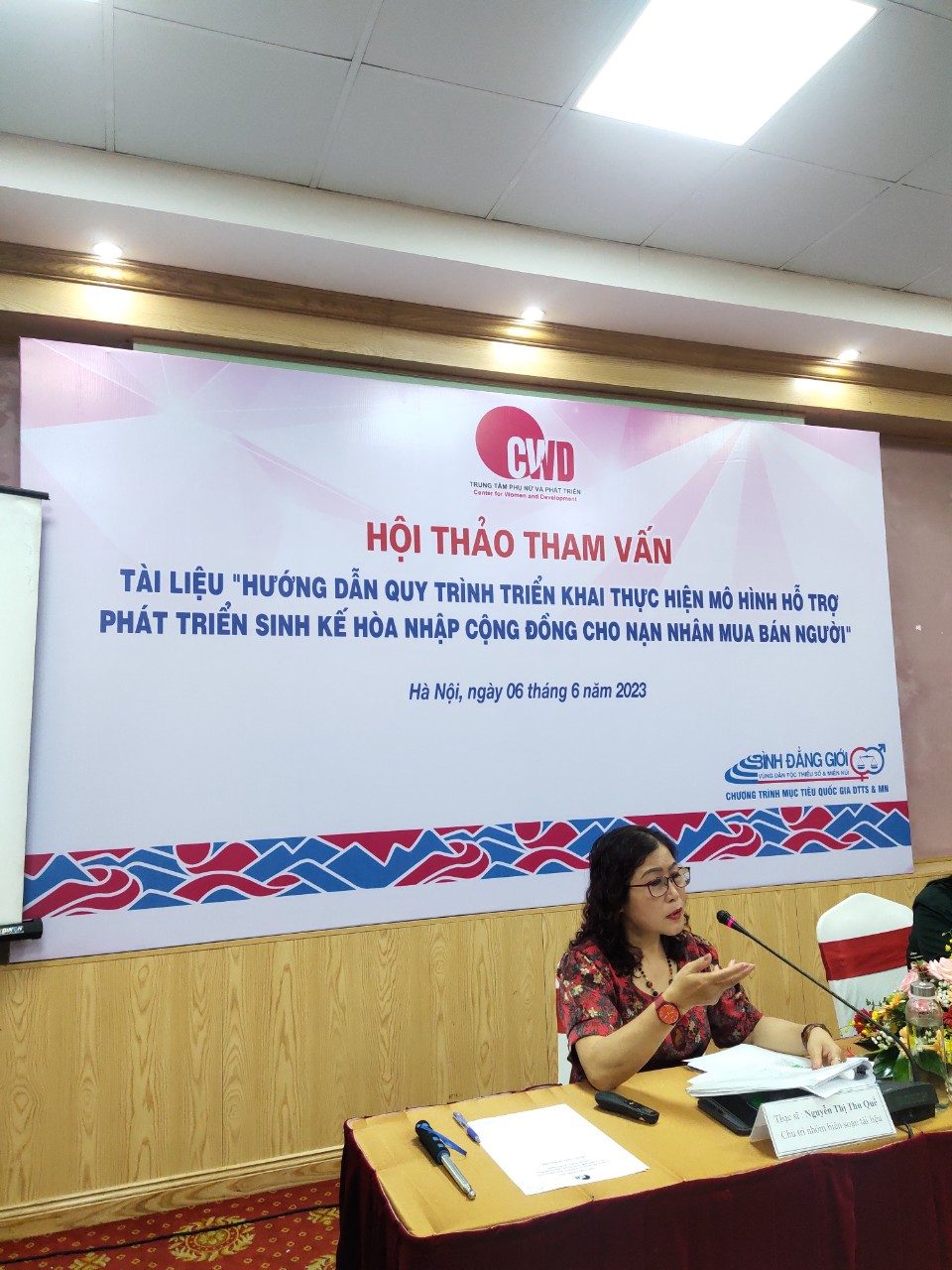 Thí điểm và nhân rộng mô hình hỗ trợ phụ nữ phát triển sinh kế, hòa nhập cộng đồng cho nạn nhân mua bán người - ảnh 2
