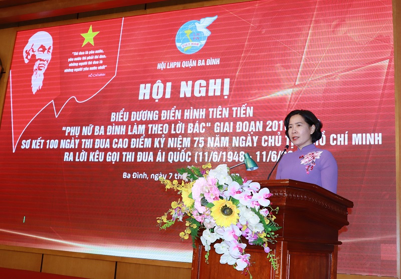 Biểu dương gương điển hình tiên tiến trong phong trào “Phụ nữ Ba Đình làm theo lời Bác” giai đoạn 2018 - 2023 - ảnh 3