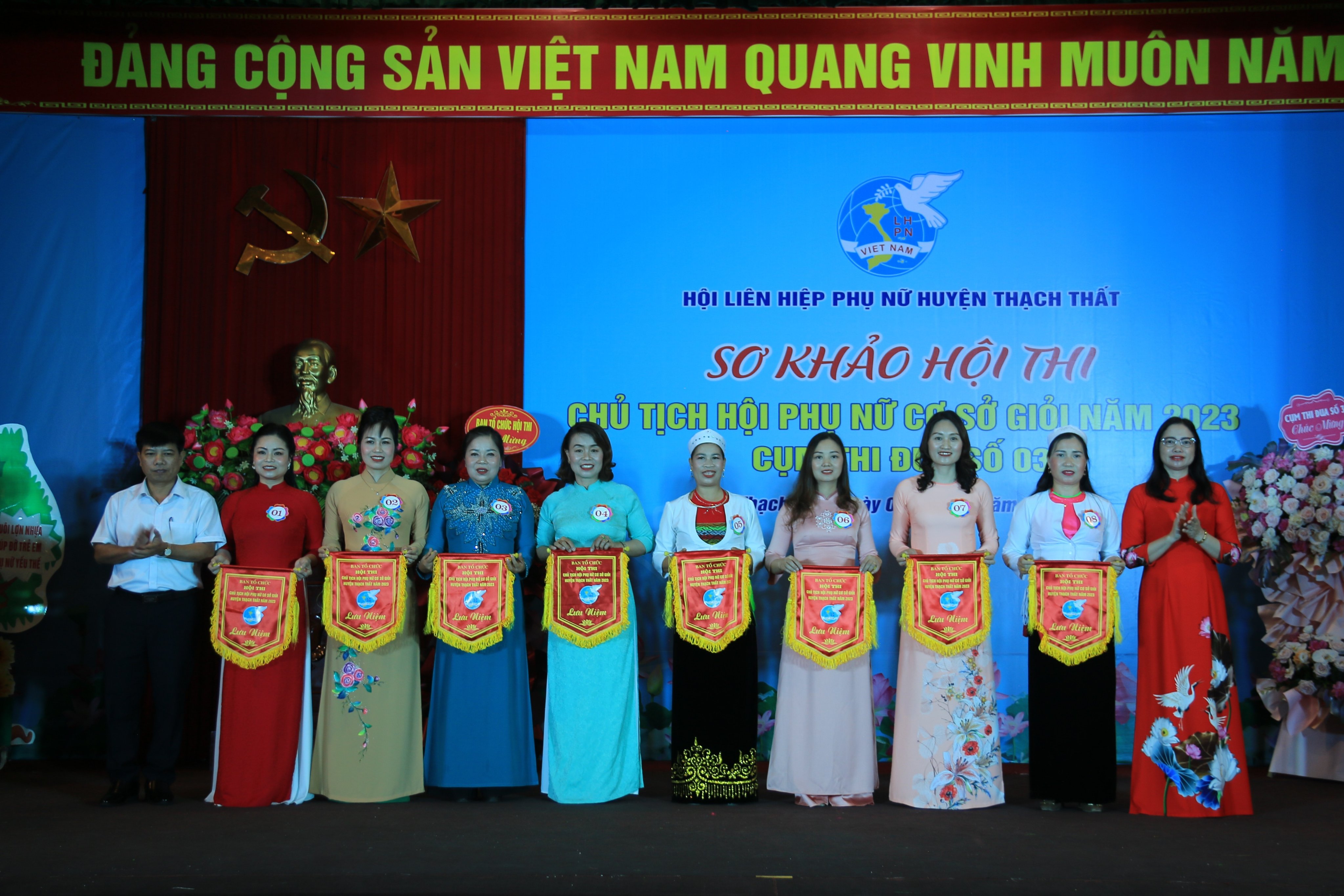 6 Chủ tịch Hội Phụ nữ xuất sắc lọt vòng chung khảo hội thi “Chủ tịch Hội Phụ nữ cơ sở giỏi huyện Thạch Thất” năm 2023 - ảnh 3