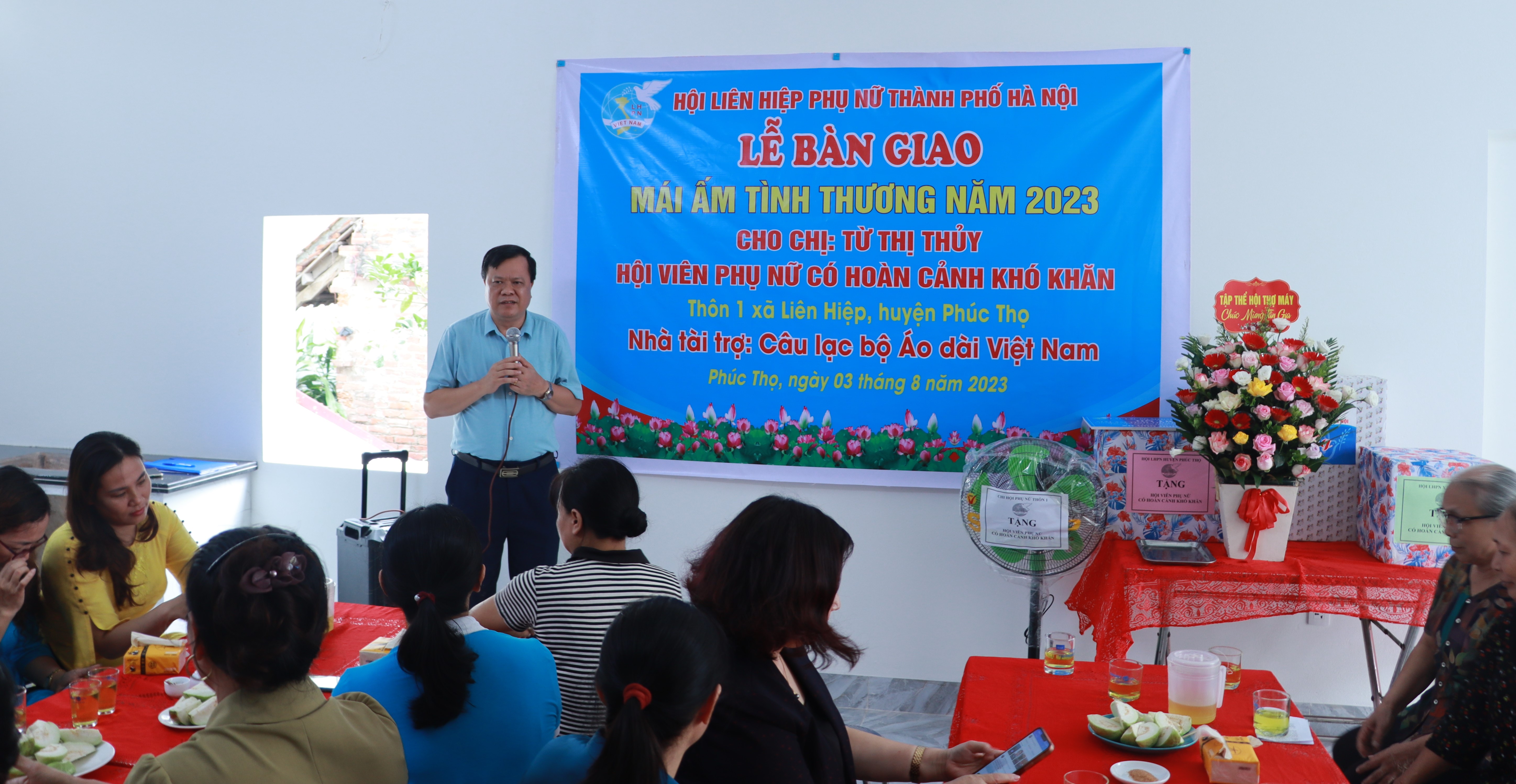Hội LHPN Hà Nội: Bàn giao mái ấm tình thương cho phụ nữ khó khăn tại huyện Phúc Thọ - ảnh 3