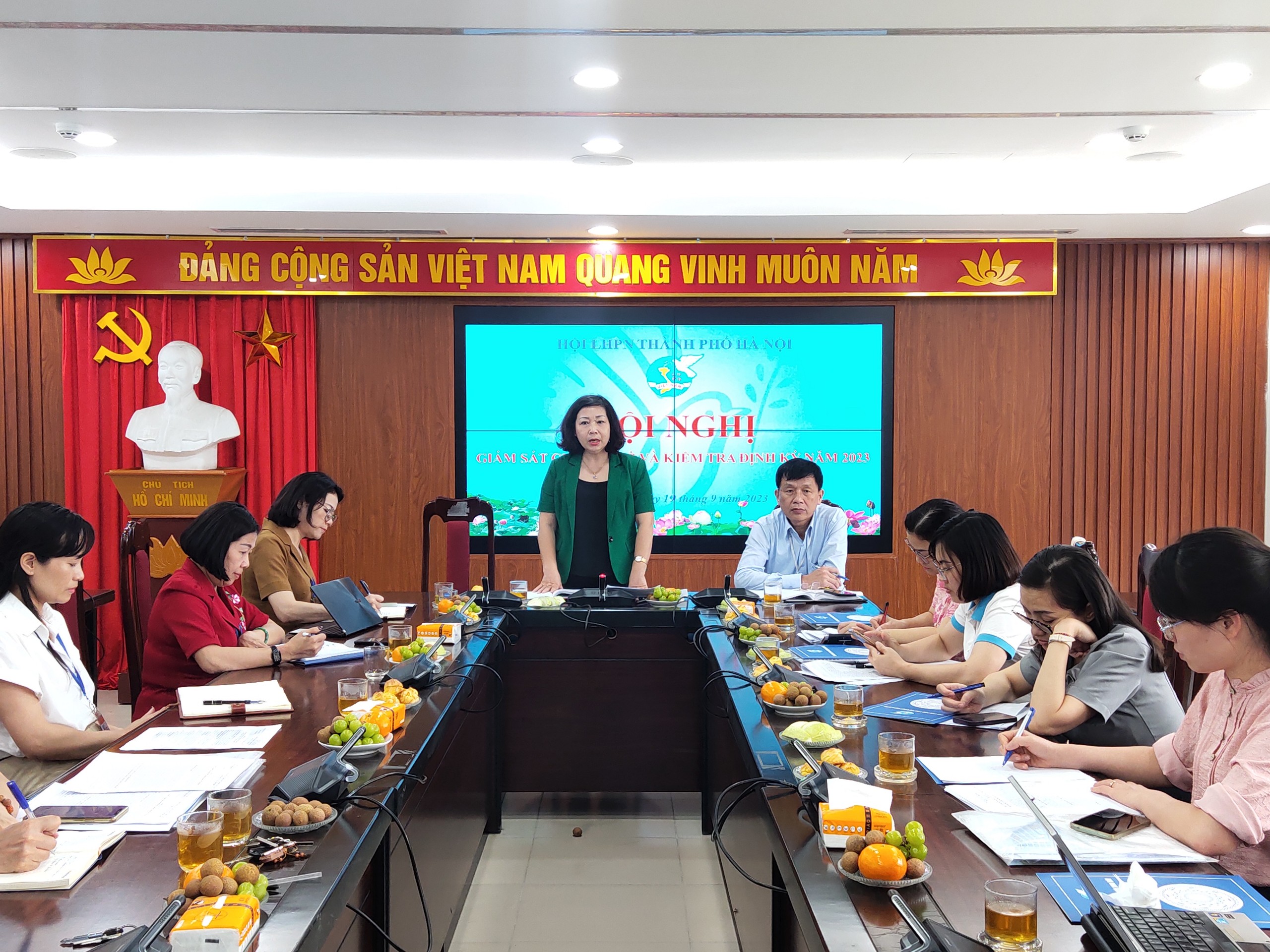 Giám sát chuyên đề và kiểm tra thực hiện Điều lệ Hội năm 2023 tại huyện Gia Lâm và Long Biên - ảnh 3