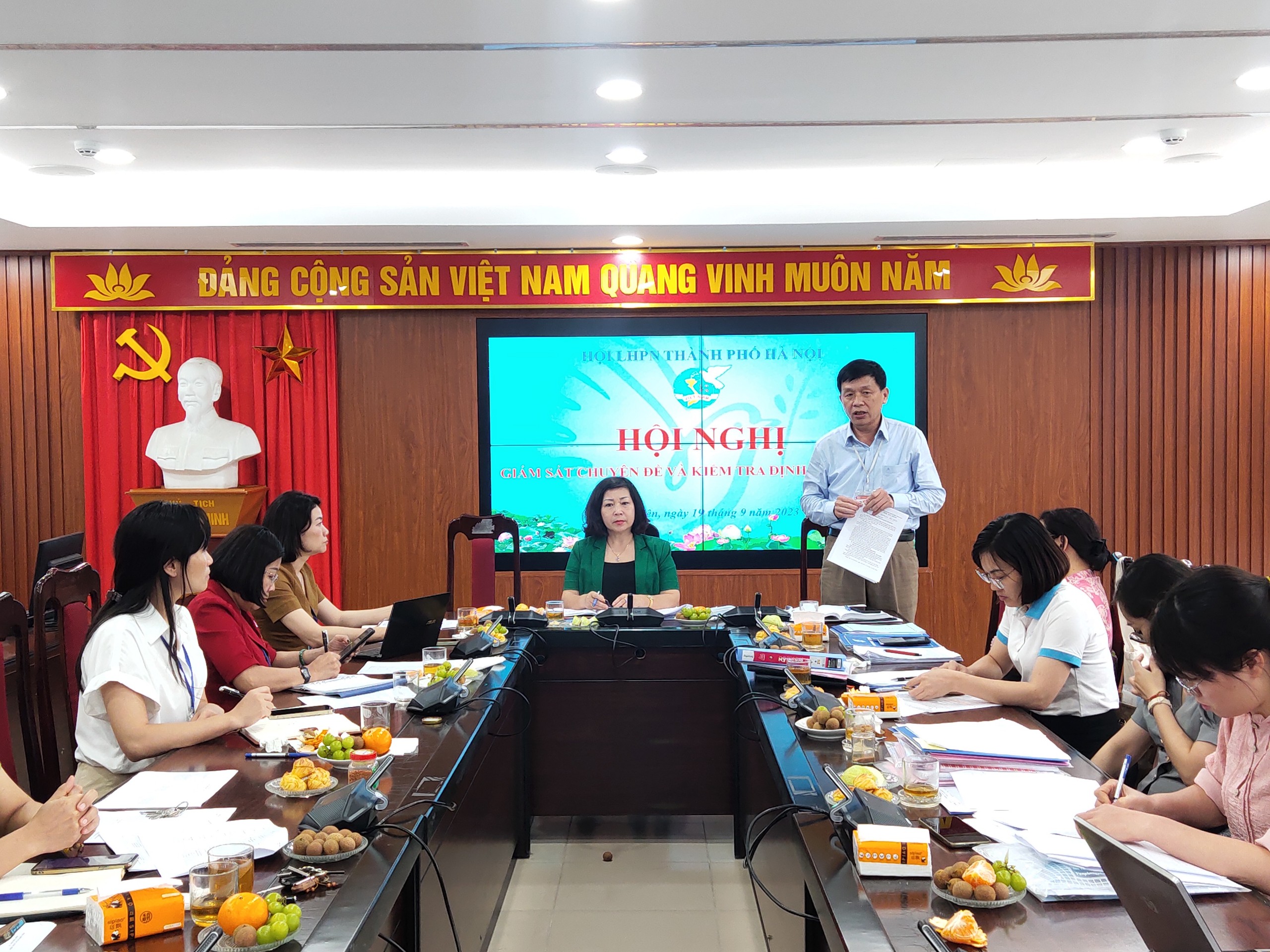 Giám sát chuyên đề và kiểm tra thực hiện Điều lệ Hội năm 2023 tại huyện Gia Lâm và Long Biên - ảnh 4