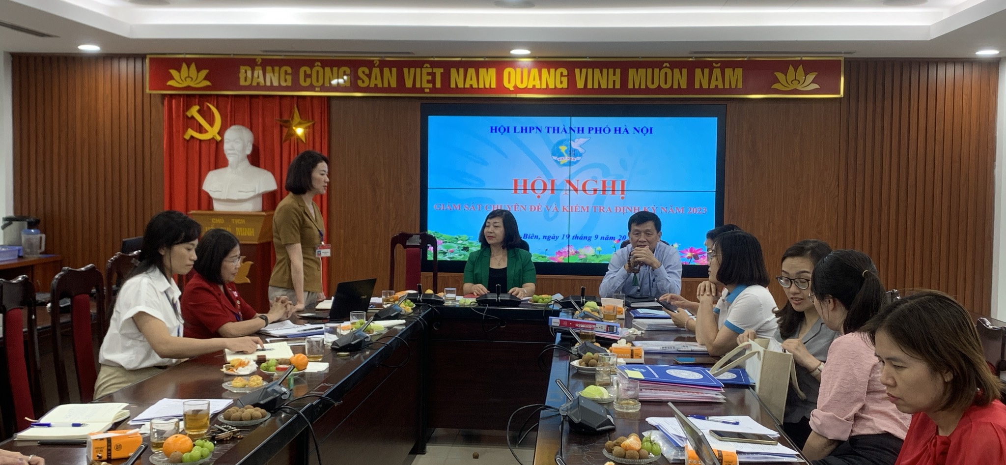 Giám sát chuyên đề và kiểm tra thực hiện Điều lệ Hội năm 2023 tại huyện Gia Lâm và Long Biên - ảnh 5