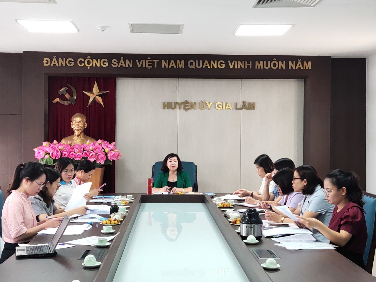 Giám sát chuyên đề và kiểm tra thực hiện Điều lệ Hội năm 2023 tại huyện Gia Lâm và Long Biên - ảnh 1